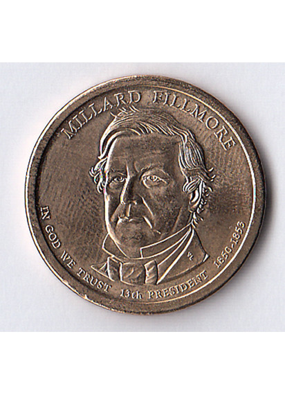 2010 - Dollaro Stati Uniti Millard Fillmore Zecca P
